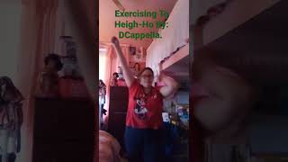 Exercising To Heigh-Ho By DCappella #shorts @amandacartrettewithautism6885