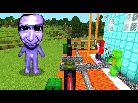 Mavi İblis vs Güvenli Ev - Minecraft