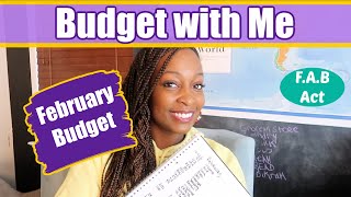 February Budget with Me! I have to pay my son's rent
