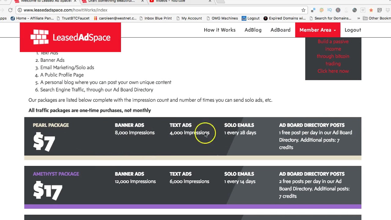 What Is Leased Ad Space Youtube