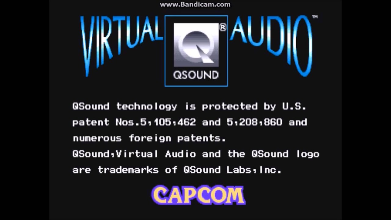 Capcom Q Sound Logo (Street Fighter Alpha 3) - YouTube
