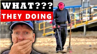 Minelab Vanquish BEGINNERS, BATTLE it out Beach Metal Detecting