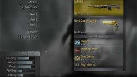 Call of duty 4 all gold weapons and how to get them.