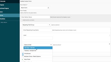 Form Builder Repeating Field Group