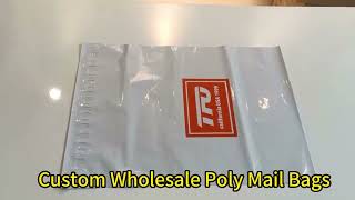 Custom Poly White Mailers Shipping Envelopes Bags Custom Plastic Bags With Self Adhesive Mailer Bag