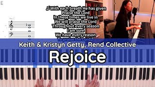 Miniatura del video "Rejoice (Keith & Kristyn Getty, Rend Collective) Piano and Vocal Tutorial"