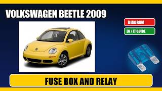 Fuse box location and diagram: volkswagen beetle 2009 - Schema fusibili