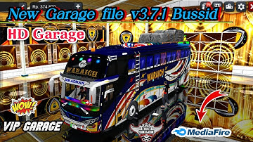 How to add Garage file in Bus simulator indonesia // Bussid Garage mod 3.7.1