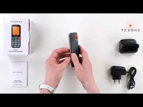 Розпакування мобільного телефону Rezone S240 Age Black Orange
