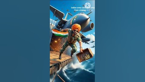 Indian Army saved ship from sinking 🛥️🦸🏻🪖#shorts #comedyeffect #ai shorts #youtubeshorts #cartoon