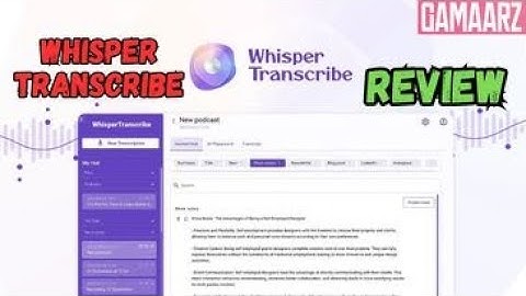 WhisperTranscribe Review, Demo + Tutorial I Transcribe audio & convert podcasts into written content
