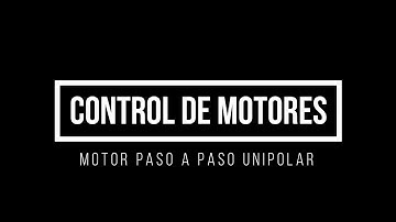 Control de un motor paso a paso unipolar en Proteus