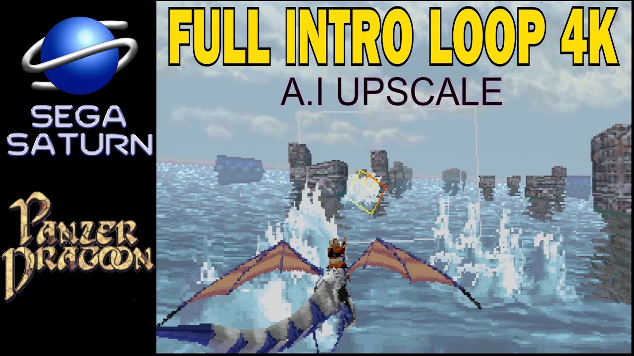 Panzer Dragoon [SEGA SATURN] 4K A.I Upscale - Full Intro Loop Movie ...
