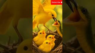 Mother Sparrow’s Brave Fight to Save Her Babies #ai #animal #birds #viral #viralshort #snake