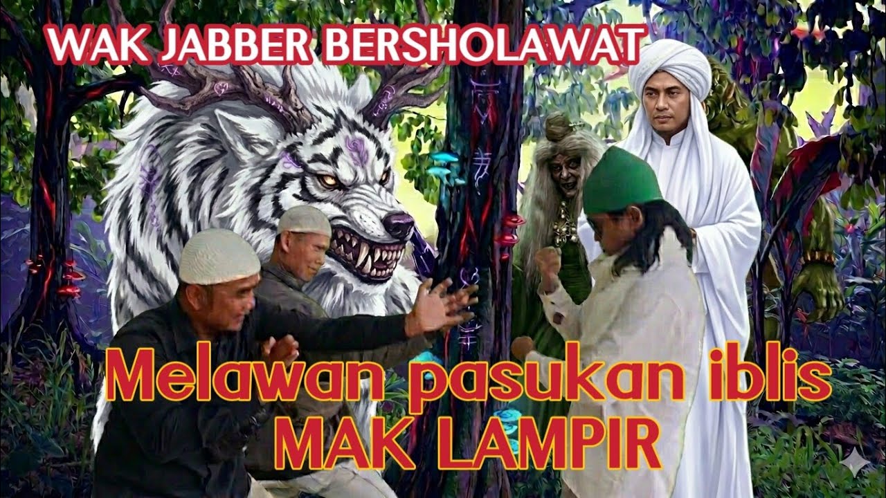 WAK JABBER DI KEPUNG OLEH MAK LAMPIR DAN PARA MONSTER IBLIS