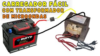 Como Fazer Carregador de Bateria Caseiro FÁCIL SEM MODUFICAR NADA Vídeo Completo