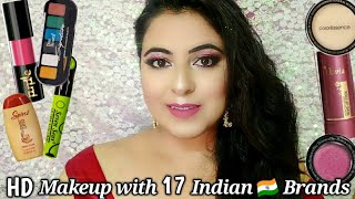 Part 5 ?? Full face Makeup with Indian Makeup Brands | Best Indian Makeup products | payalspalette