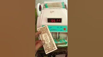 Fake Dollar Catch in counting machine #shortvideo #countingmachine #trending #short #officalvideo