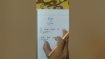 Present perfect tense  Been vs Gone.      English ka ustad
