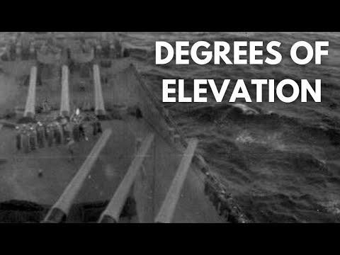 How Low Can They Go? Elevation of the Largest Guns in the US Navy