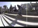 Jesus Ramirez and Christian Lerma skateboarding.