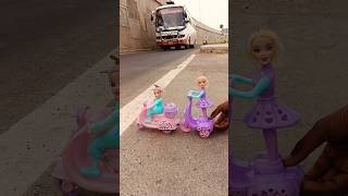 Remote Control Scooty Girl And Monkey Scooter Unboxing And bus testing short video ||