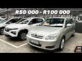 I found decent cars between r50 000  r100 000 at webuycars 