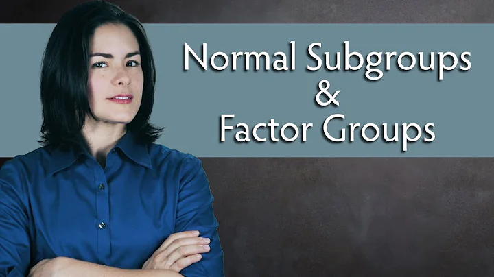 Normal Subgroups and Quotient Groups (aka Factor Groups) - Abstract Algebra