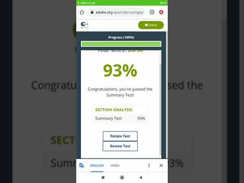 CLP #SUMMARY TEST #GET 93%SCORE 💥💥💥😊😊