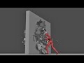 Little RBD lab project I made in blender #viral #blender #3danimation #destruction #project 