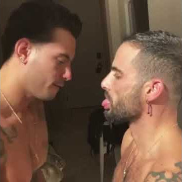 Gay hard kiss tongue kiss
