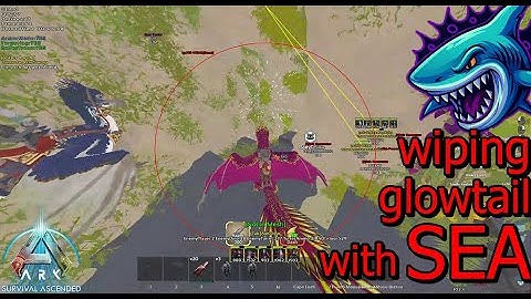 Wiping GLOWTAIL with SEA CHEAT/HACK | ARK ASCENDED