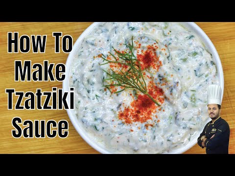 Tzatziki Sauce | Mediterranean Dip | Greek Garlic Yoghurt Recipe | Chef Saim Sarosh