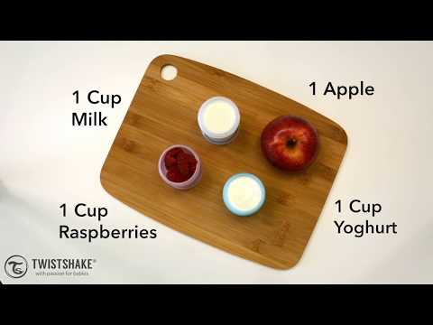 Twistshake - Raspberry and apple smoothie recipe