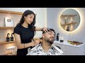 Pure Relax Head Massage By Shivu Barber💆🏻♂️ | Forehead & Ear asmr massage✨| Tok sen