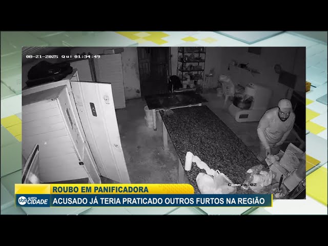 ROUBO EM PANIFICADORA: ACUSADO JÁ TERIA PRATICADO OUTROS FURTOS NA REGIÃO