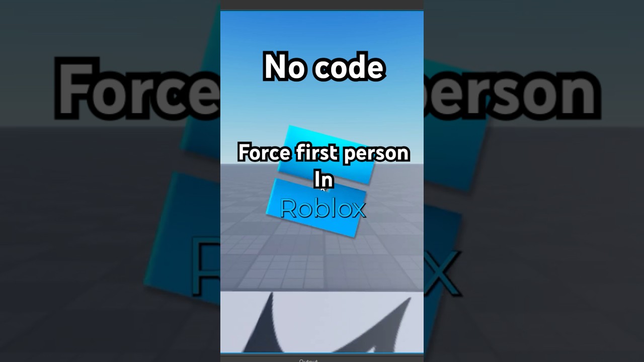 Как принудительно включить вид от первого лица в Roblox | руководство по принудительному включени...