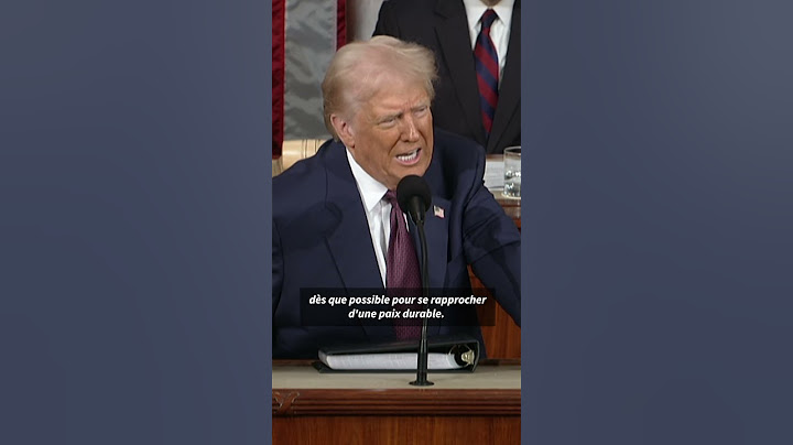 "Rien ne peut arrêter le rêve américain" lance Trump au Congrès