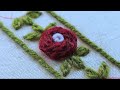 Most beautiful borderline embroidery design|superrrrrrr easy borderline embroidery