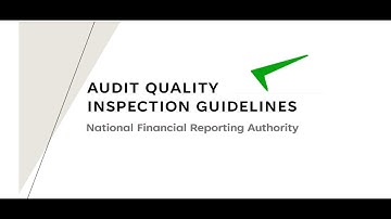 Audit Quality Inspection Guidelines | National Financial Reporting Authority | NFRA | Audit Quality