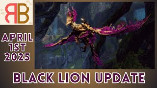 Gw2 04012025 Black Lion Update - New Cool Skyscale Skin