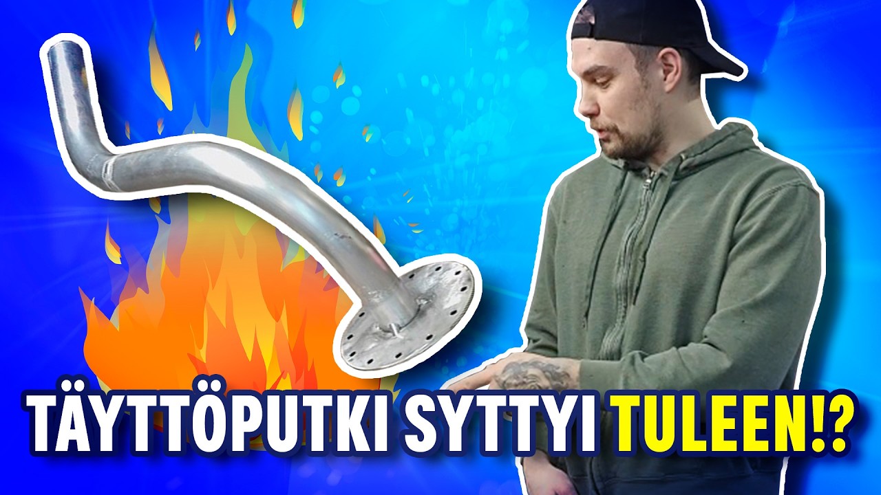 J3 - Tankin asennus ja tulenarka täyttöputki