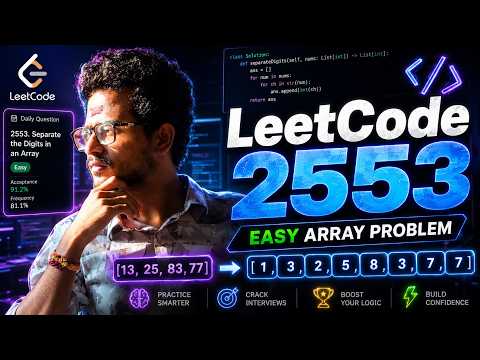 LeetCode 2553 Explained in C++ | Separate the Digits in an Array | POTD 11-05-2026
