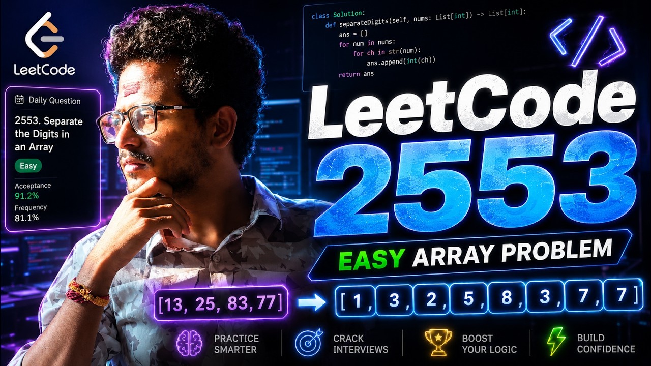LeetCode 2553 Explained in C++ | Separate the Digits in an Array | POTD ...