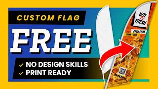 How to Make a Custom Feather Flag (Free, No Design Skills)