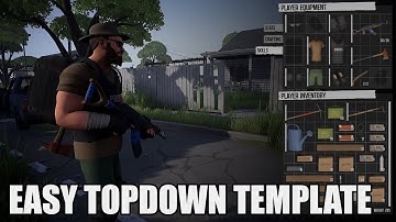 Easy TopDown Template | Survival Action Shooter RPG | Trailer | Unreal Engine 5