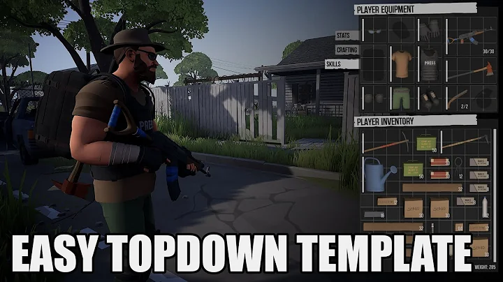 Easy TopDown Template | Survival Action Shooter RPG | Trailer | Unreal Engine 5