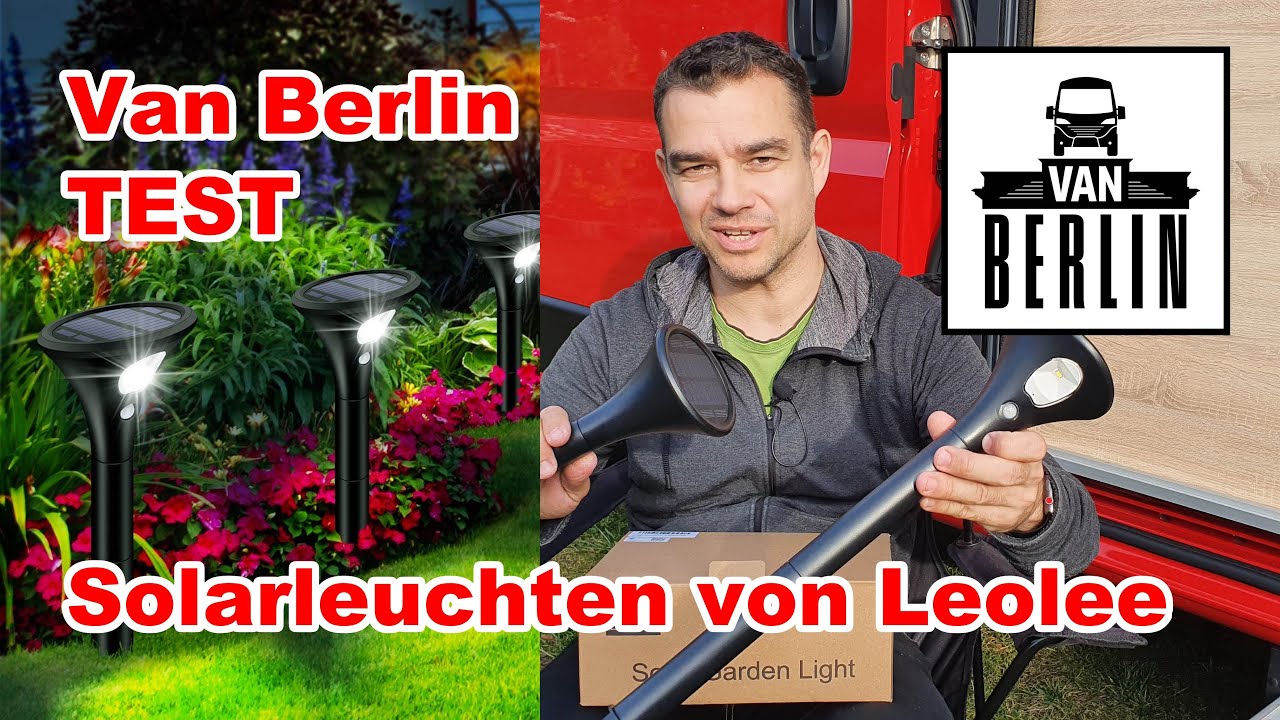 Leolee Solarleuchten / Solarlampen im Test | Van Berlin testet | Produkt Review