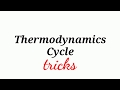 All thermodynamic cycle tricks  study all cycles within 3 mins  thermal science  amie help