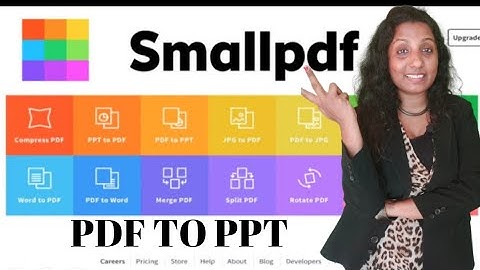 How to convert PDF to PPT, How to copy PDF image in PPT, PDF to PPT converter, Small PDF Hacks